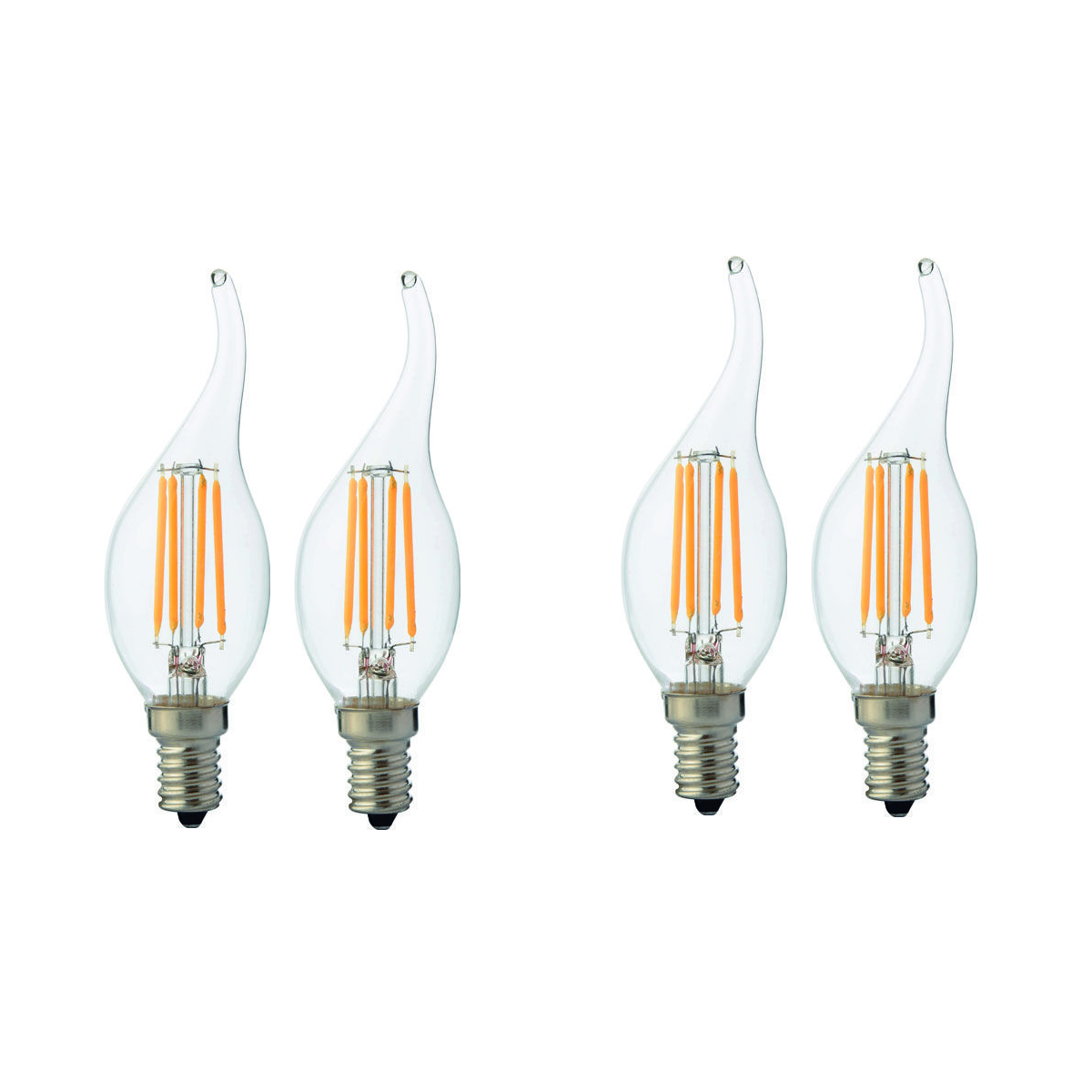 Led Ampuller  Horoz Filement Flame Ampul - 4 ADET