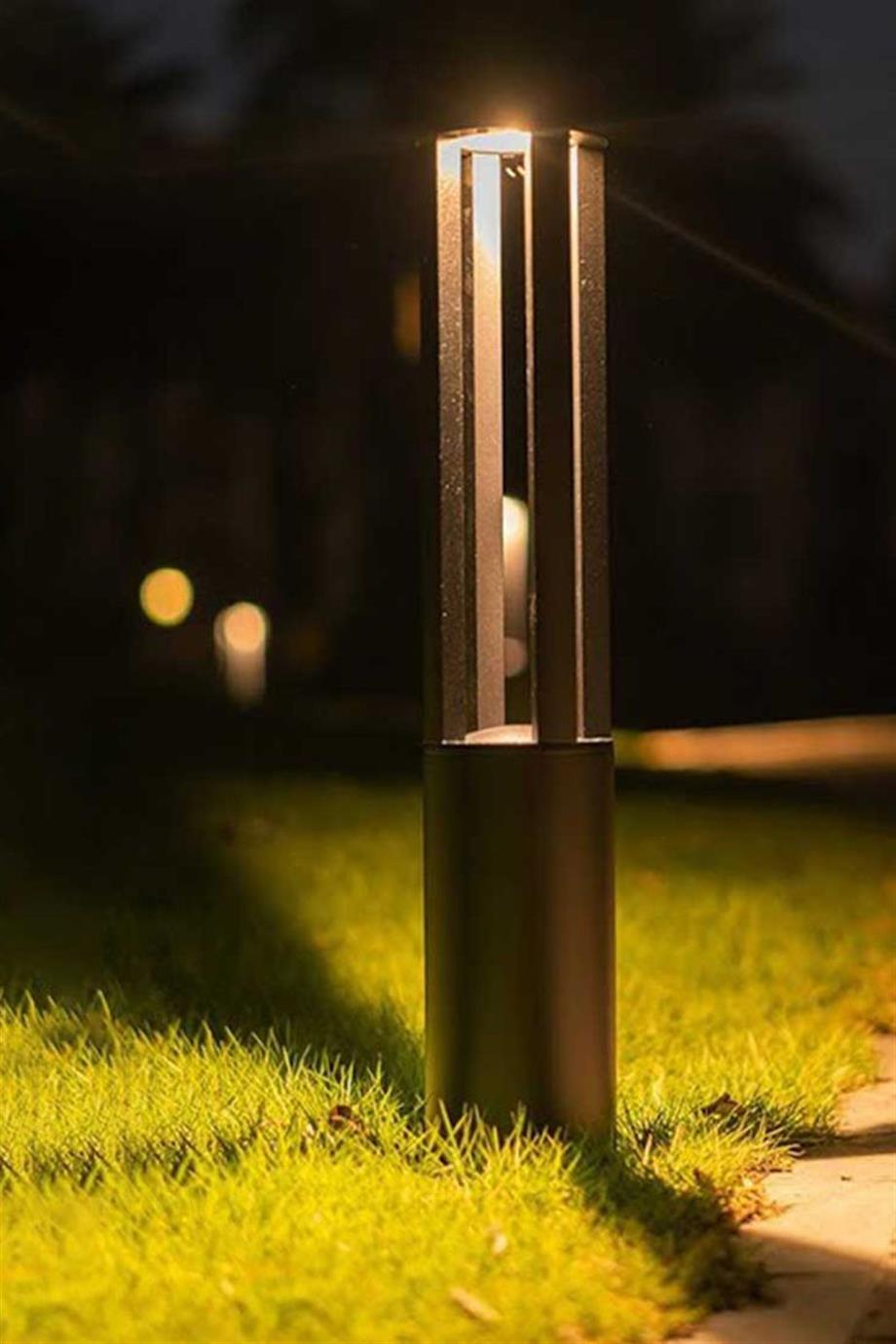  Alüminyum Bolardlar  Kavak 80 cm Bolard Armatür
