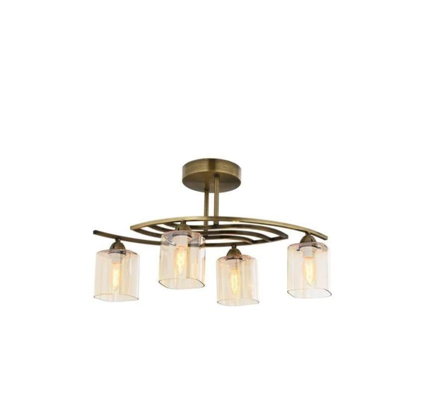 Modern Avize  Ürün Adı: AVONNI AV-1374-4E Eskitme Kaplama Modern Avize E14 Metal Cam 63x30cm  Ürün Kodu: AV-1374-4E  Aile Kodu: 1374  Kategori: Modern Avize  Yükseklik: 31cm  Genişlik: 63cm  Derinlik: 30cm  Ampül Türü: 4 x E14 Max.16W - Ampüller ürüne dahil değildir.  Eskitme Kaplama Plafonyer Avize-4 Ampullü