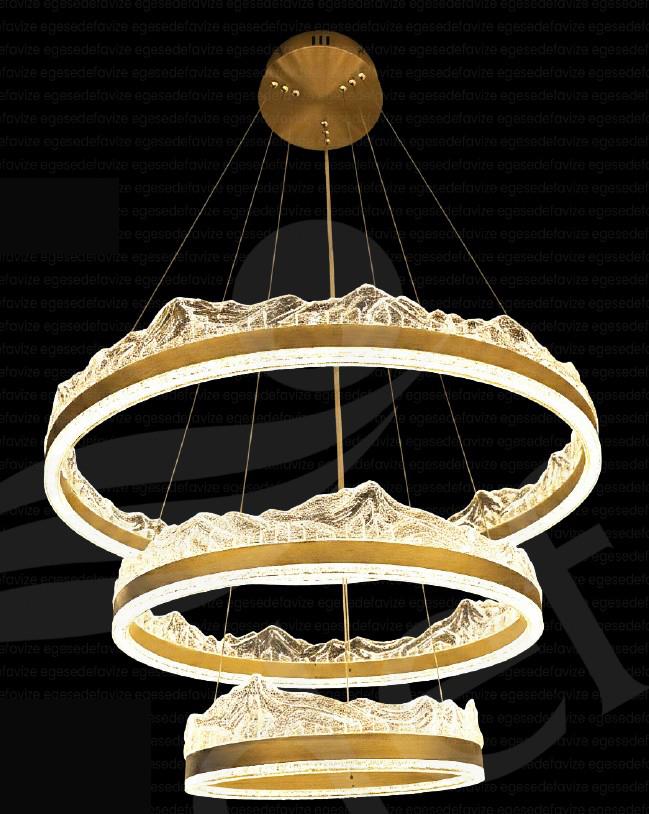 Modern Avize 3 Katlı Ledli Modern Avize 3 Katlı Ledli Modern Avize