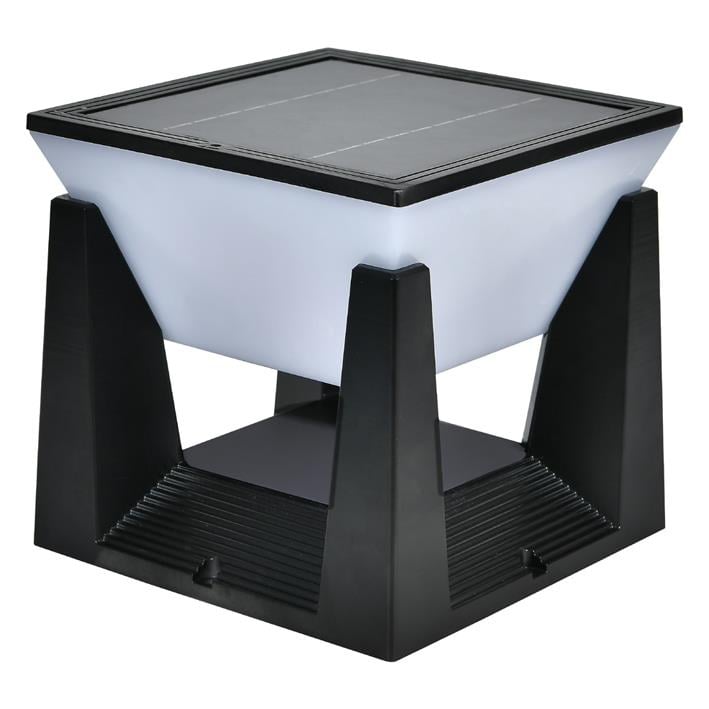 Bahçe Aydınlatma Ürünleri Horoz Serenza Solar LED Bahçe Armatürü - Güneş Enerjili Siyah SERENZA MODERN SOLAR BAHÇE ARMATÜRÜ