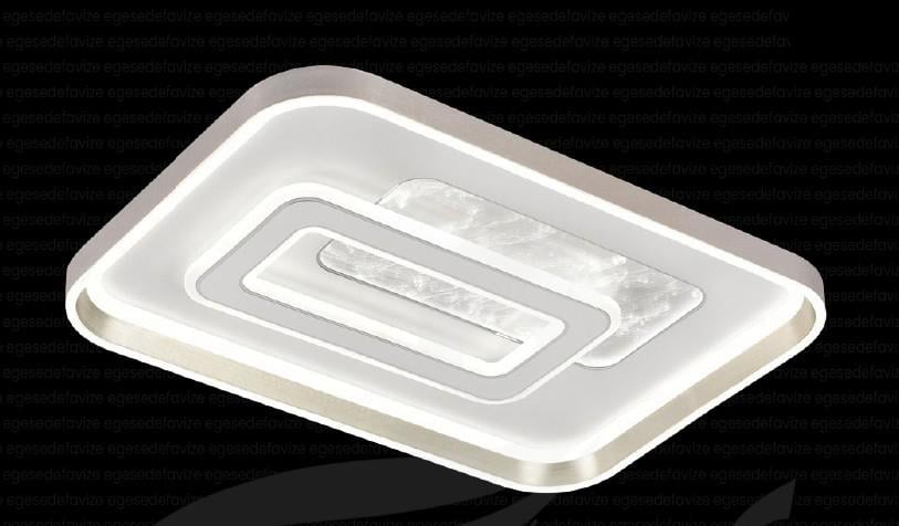 Plafonyer Avize Modern Dikdörtgen LED Avize Beyaz | Şık ve Enerji Tasarruflu Aydınlatma Modern Minimal Dikdörtgen LED Plafonyer Avize