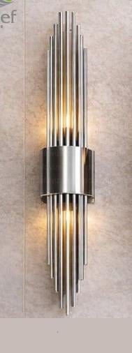 Led Aplik Modern Krom LED Duvar Apliği | Dekoratif Lineer Duvar Aplik Modeli Modern Krom LED Lineer Duvar Apliği 