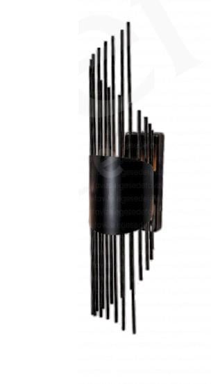 Modern Aplik Modern Siyah LED Duvar Apliği | Dekoratif Metal Aplik Modern Siyah Metal LED Duvar Apliği