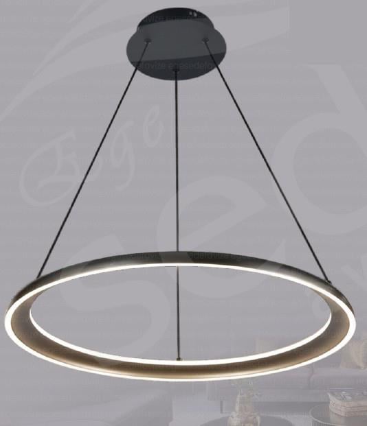 Sarkıt Avize Orion Tek Halka LED Avize – Eskitme Modern Tek Halka Eskitme LED Avize