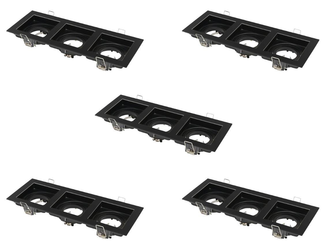 Dekoratif Downlight Armatürler PETUNYA 3 - GÖMME ARMATÜR PETUNYA 3 - GÖMME ARMATÜR-SİYAH-BEYAZ/SİYAH-5Lİ