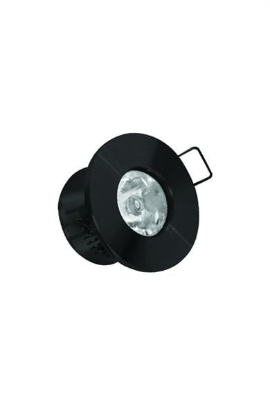 Dekoratif Mini Spotlar  1 Watt Siyah Kasa Yıldız Spot