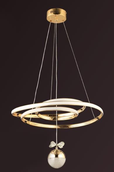 Avizeler  60W Gold Sarkıt Led Avize 