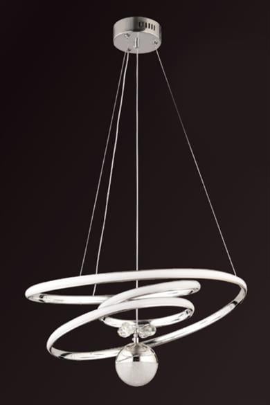 Avizeler  60W Krom Sarkıt Led Avize 