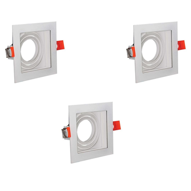 Led Çerçeveli Cam Spotlar Metal Kasalar  Forlife Uzungöl - 3 Adet