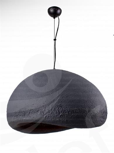 Tekli Avize Siyah Antrasit Tekli Sarkıt Avize Modern Rustik Tasarım Tekli Sarkıt Avize Antrasit