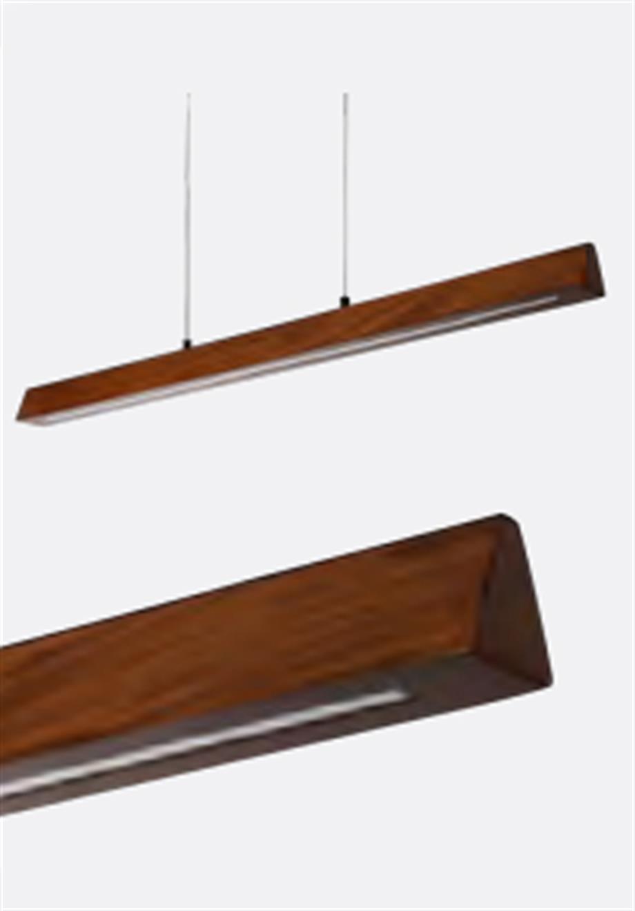 Linear Armatürler  180CM Pyramid Ahşap Linear