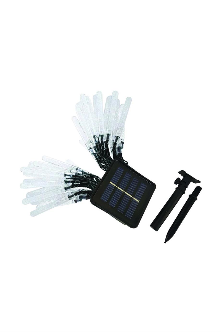 Solar Aplikler  20W 5 Metre 7 Mod Solar Işık Zinciri
