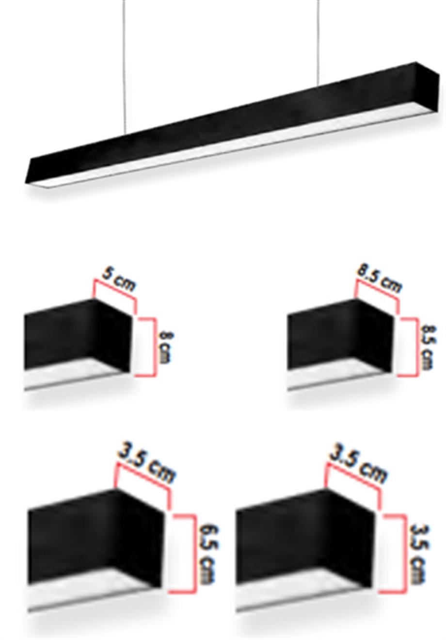 Linear Armatürler  250 cm Linear Armatür
