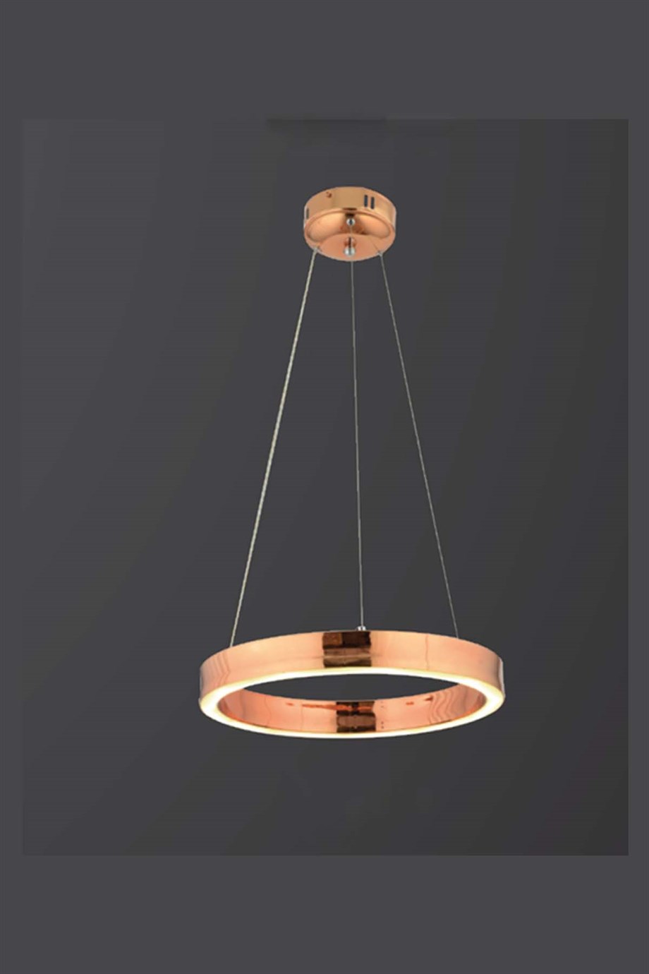 Ledli Avize  40'Lık Beyaz / Sarı Işık Led Tekli Sarkıt Avize