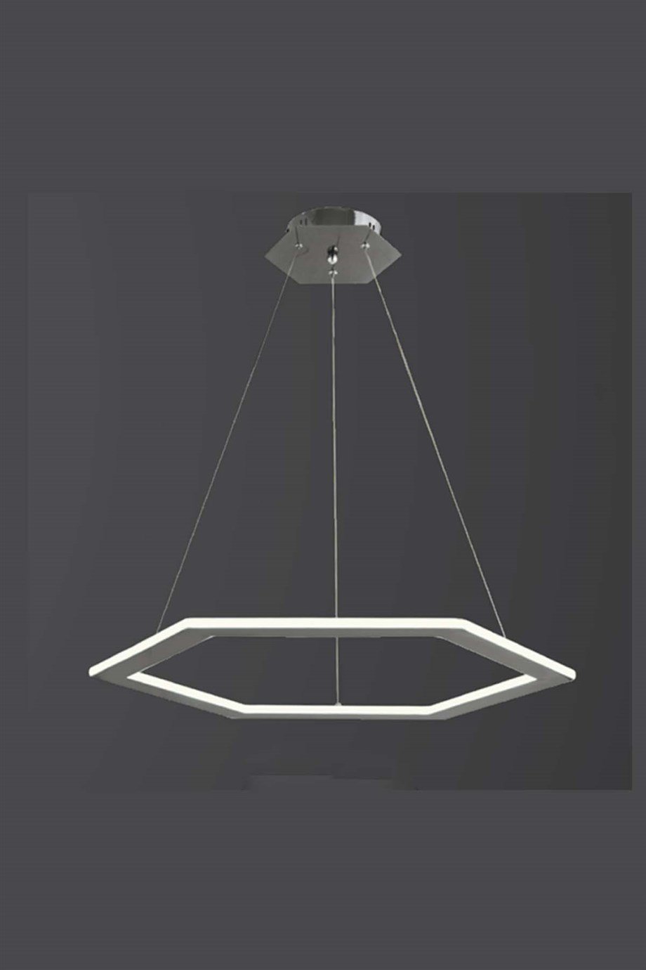 Ledli Avize  45'Lik Beyaz / Sarı Işık Led Tekli Sarkıt Avize