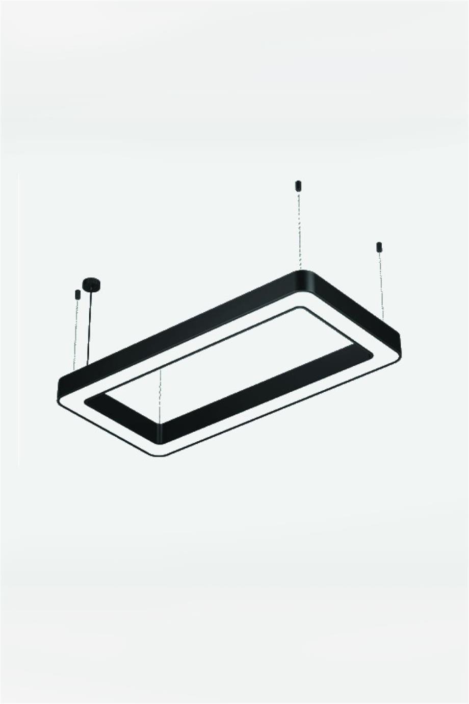 Linear Armatürler  60×120 cm Radius Dikdörtgen Linear Armatür