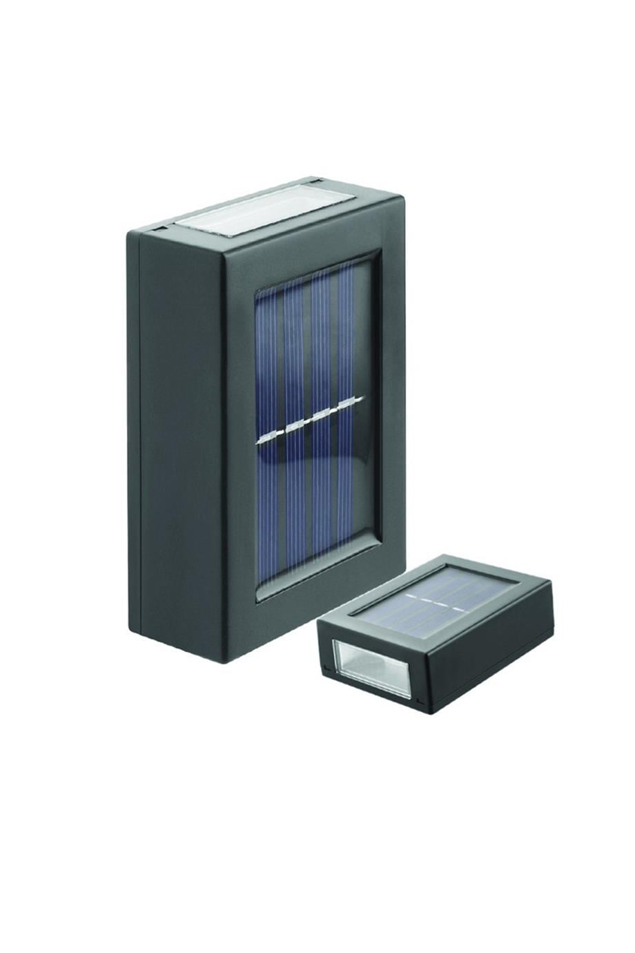 Solar Aplikler  6W Solar Çift Yönlü Duvar Apliği