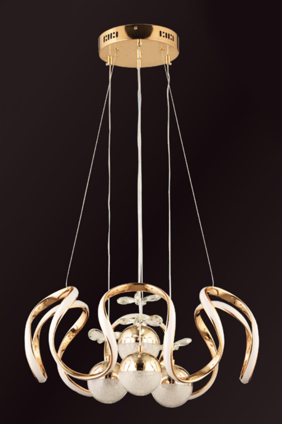 Avizeler  80W Gold Sarkıt Led Avize 