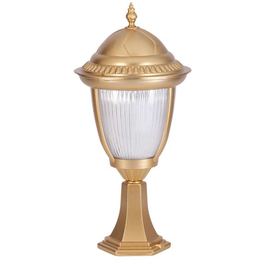 Fenerler  Alüminyum Lens Camlı Altın Yaldız Boyalı Fenerler - ŞA 1772
