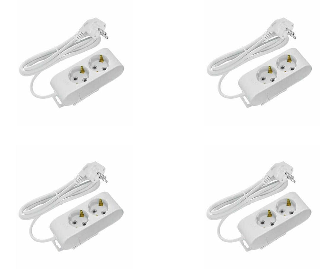 Grup Prizler  Deco 2'liTopraklı 5 Metre Kablolu Grup Priz-4LÜ