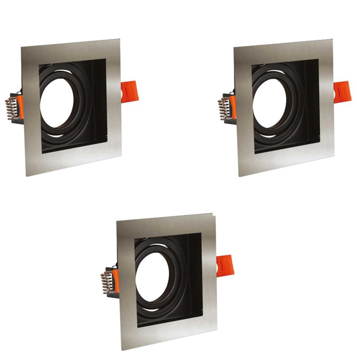 Led Çerçeveli Cam Spotlar Metal Kasalar  Forlife Aspendos - 3 Adet