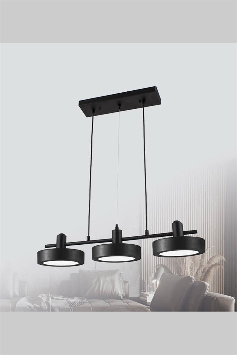 11001-3 Blk Ledli Avize