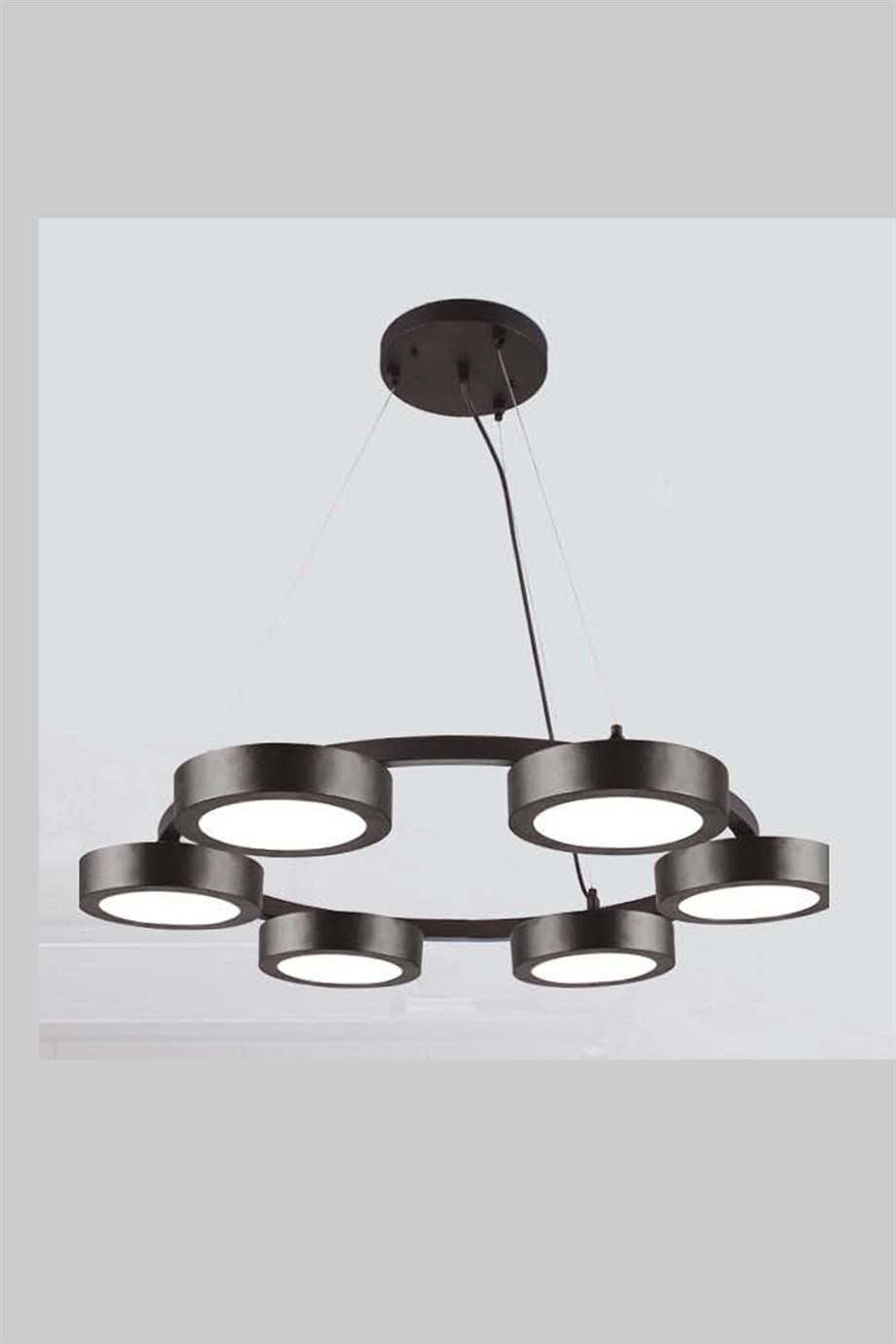 11005-6 Blk Ledli Avize