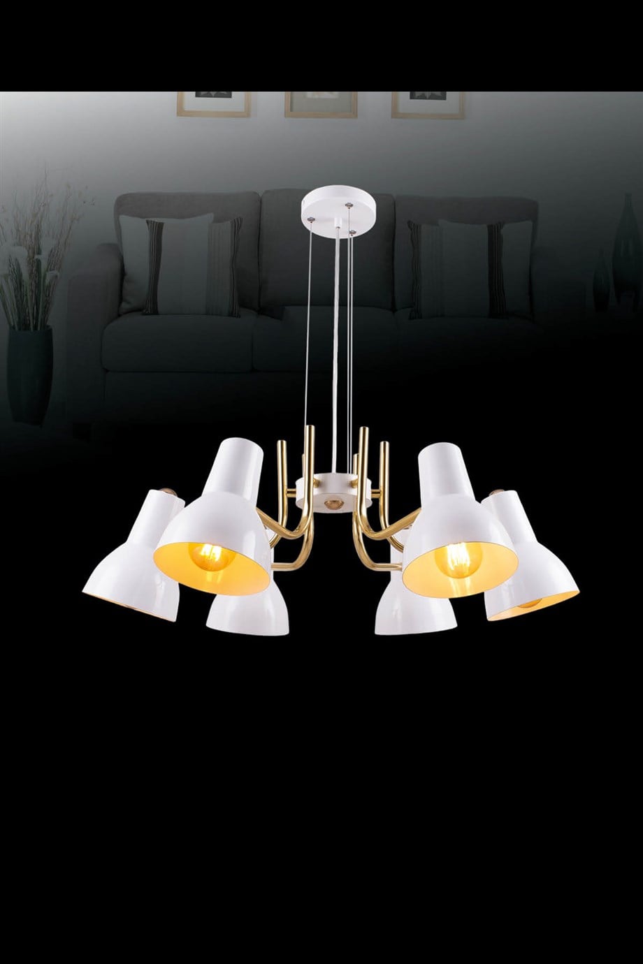 12035-6 Sarkıt Avize