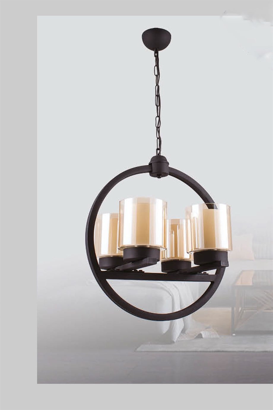 12040-4 Blk Sarkıt Avize