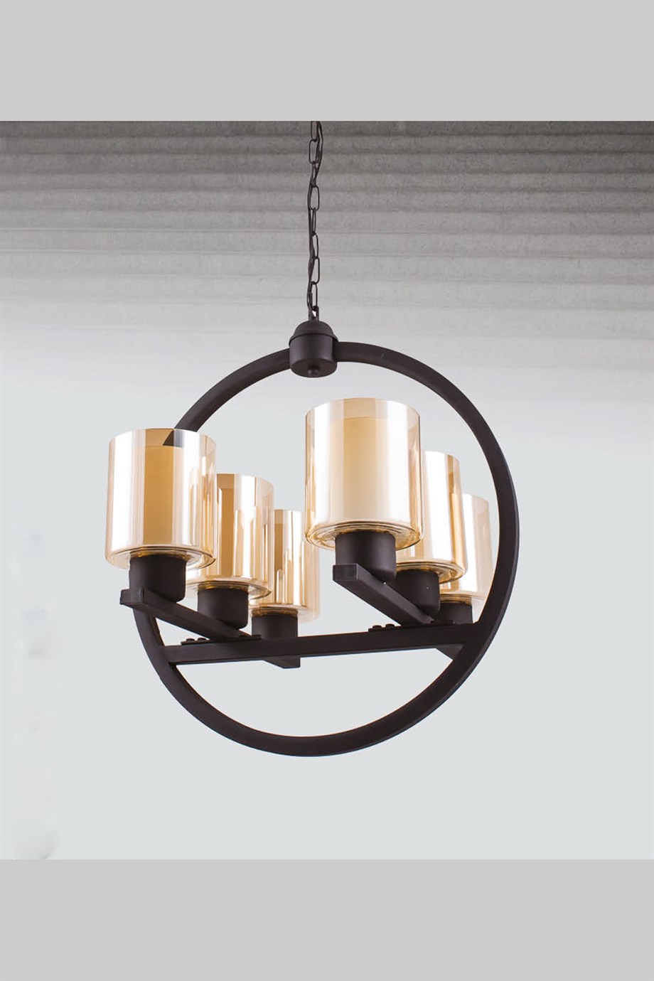 12040-6 Blk Sarkıt Avize