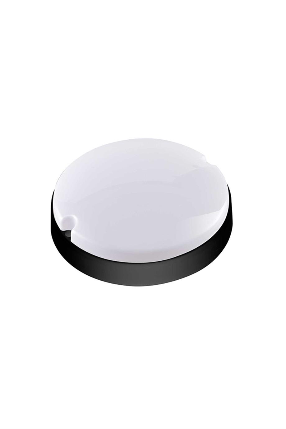 IP65 Gloplar 22W Beyaz Kitli Yuvarlak Glop - Lambasan 15W Siyah Yuvarlak Glop