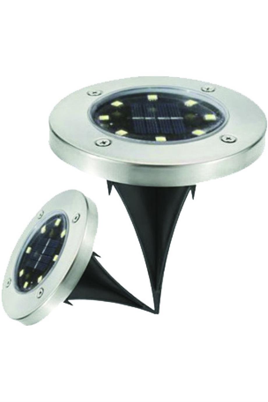 Solar Ürünler 3W Solar Camlı Çim Armatürü - Lambasan 3W Solar Çim Armatürü