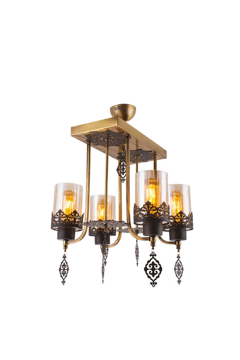 9091-4-Besk Retro Sarkıt Avize