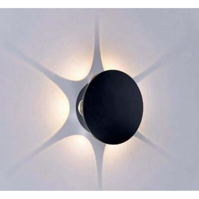 Bahçe Aydınlatmaları BOLERO-6 6W 4200K PLASTİK SİYAH DUVAR AYDINLATMA BOLERO-6 6W 4200K PLASTİK SİYAH DUVAR AYDINLATMA