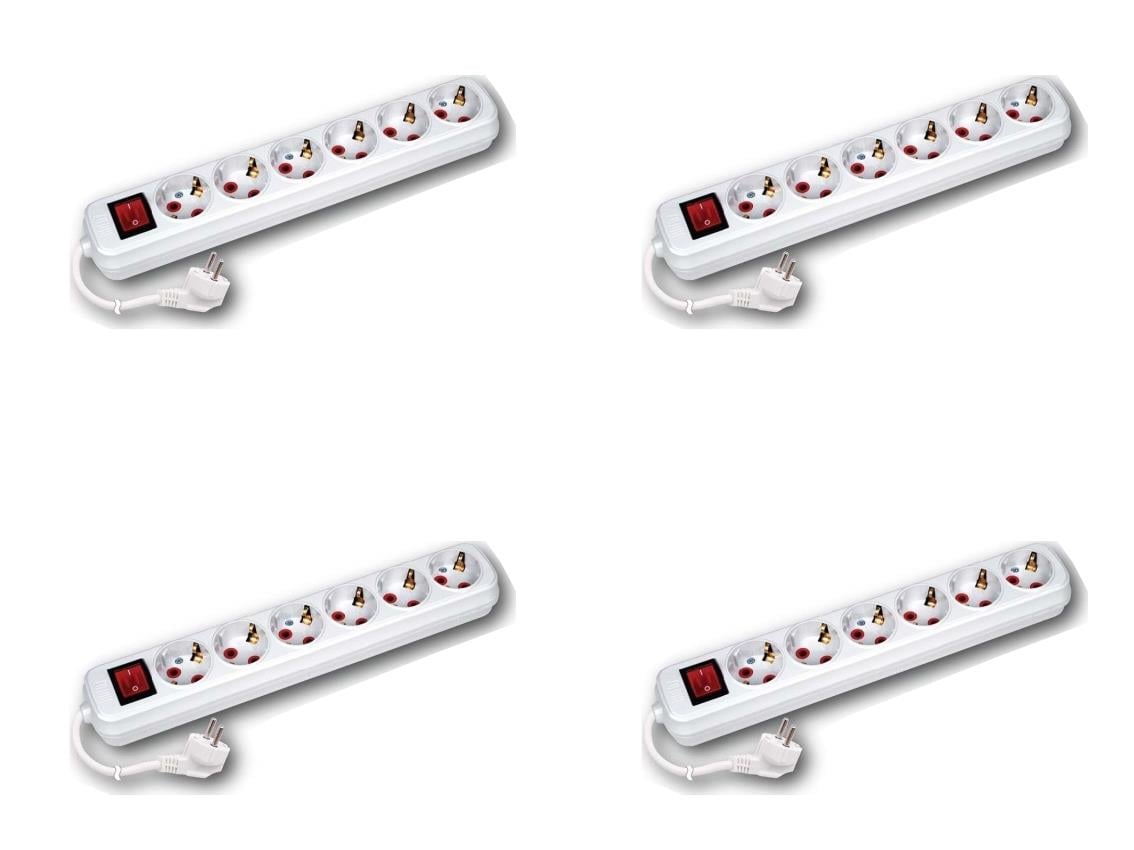 Grup Prizler Deco 6'lı Topraklı Anahtarlı 2 Metre Kablolu Grup Deco 6'lı Topraklı Anahtarlı 2 Metre Kablolu Grup-4lü
