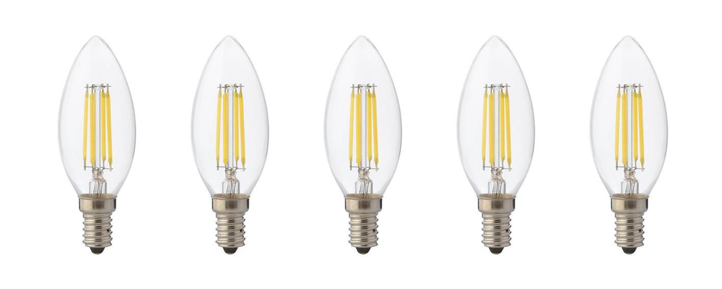 Led Ampuller FILAMENT CANDLE-6/DIM - 6W DİMLİ LED AMPUL FILAMENT CANDLE-6/DIM - 6W DİMLİ LED AMPUL-5Lİ