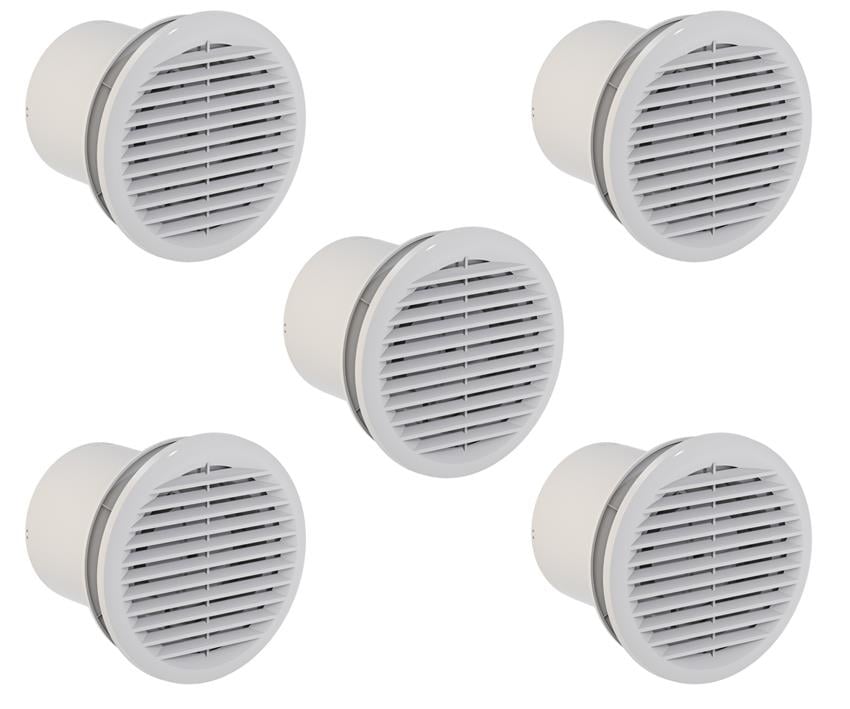 Fan Horoz Airymax Kanal Tipi Aspiratör - Sessiz Banyo ve Mutfak Fanı AIRYMAX 3 FAN 100 m3-5Lİ