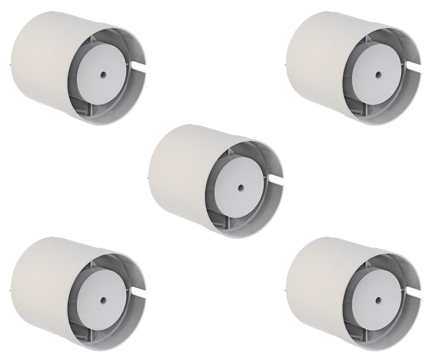 Fan Horoz Airymax Kanal Tipi Aspiratör - Sessiz Banyo ve Mutfak Fanı AIRYMAX 1 FAN 100 m3-5Lİ