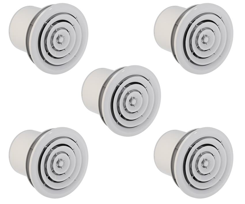 Fan Horoz Airymax Kanal Tipi Aspiratör - Sessiz Banyo ve Mutfak Fanı AIRYMAX 4 FAN 100 m3-5Lİ