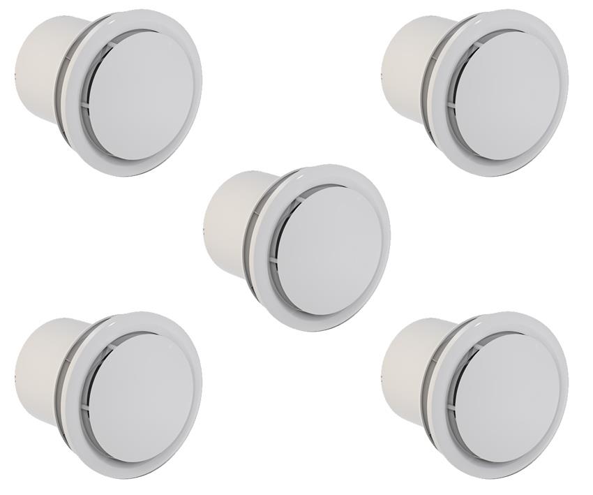 Fan Horoz Airymax Kanal Tipi Aspiratör - Sessiz Banyo ve Mutfak Fanı AIRYMAX 2 FAN 100 m3-5Lİ