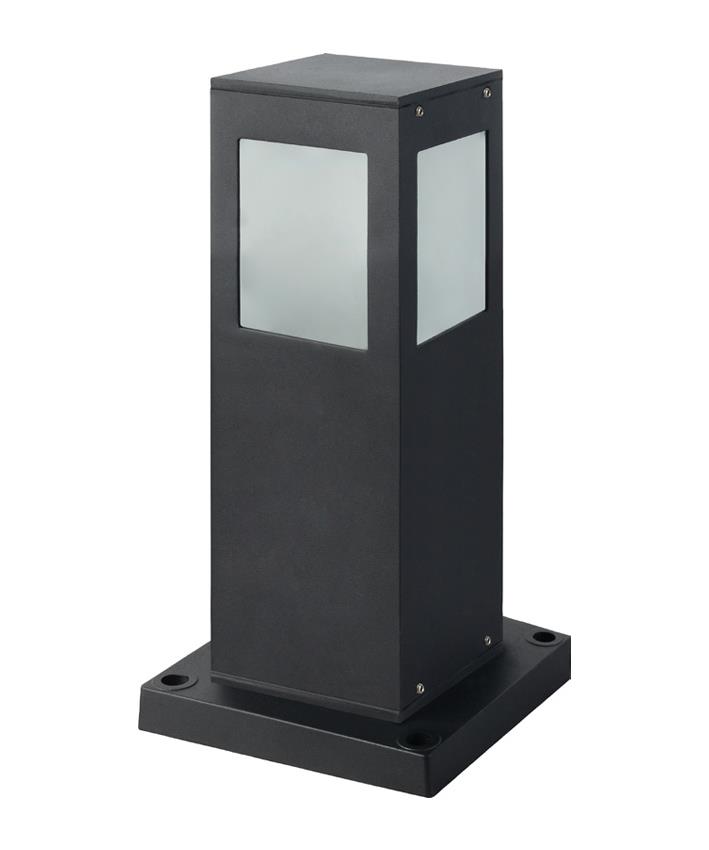 Bahçe Aydınlatmaları Horoz Çınar Serisi Modern LED Bahçe ve Duvar Apliği - Siyah ÇINAR-1 BAHÇE ARMATÜRÜ