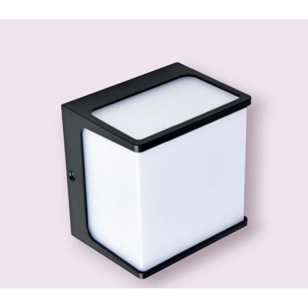 Bahçe Aydınlatmaları Horoz Cube 076-068-0008 Dış Mekan LED Aplik 8W 4200K  Cube Dış Mekan LED Aplik 8W 4200K
