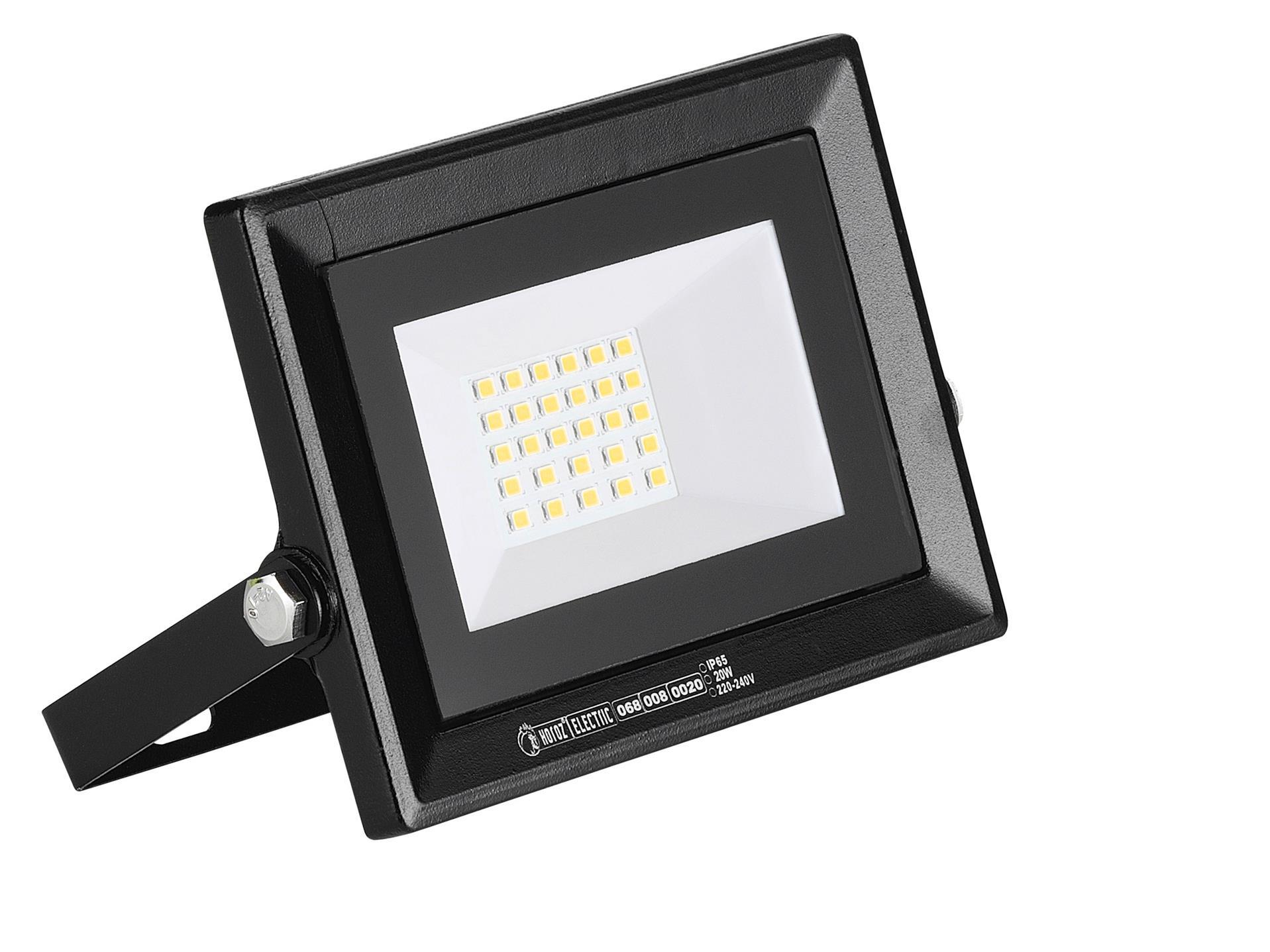 Seyyar Projektörler Horoz Electric 20W Slim LED Projektör - IP65 Su Geçirmez Dış Mekan Horoz Led Projektör