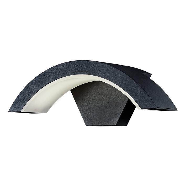Bahçe Aydınlatmaları Horoz Electric Dynamic Modern LED Duvar Aplik - Siyah DYNAMIC-1 DEKORATİF LED BAHÇE AYDINLATMASI