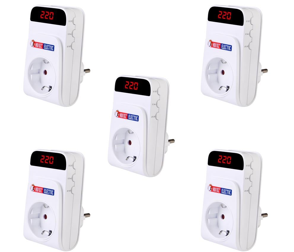 Priz Horoz Protex-R Voltaj Koruma Prizi - Dijital Ekranlı 16A Akım Korumalı PROTEX-R Dijital Ekranlı Voltaj Koruma Prizi