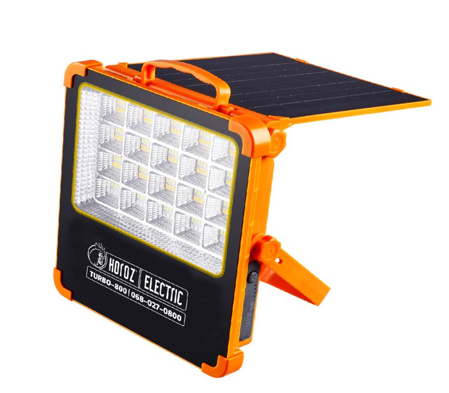Solar Projektörler Horoz Turbo-800 Şarj Edilebilir Portatif LED Projektör - Güçlü Aydınlatma TURBO 3 CCT SERİSİ Portatif LED Solar Projektör