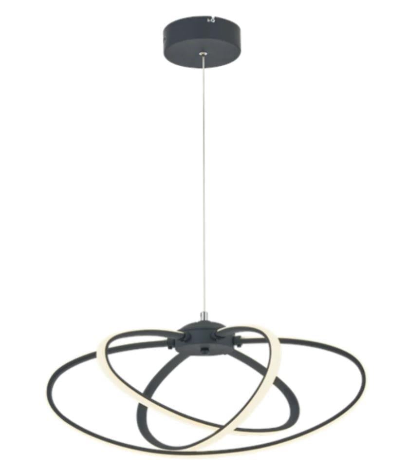 Ledli Avize  Koyu Gri Ledli Avize Lambasan Koyu Gri Ledli Avize