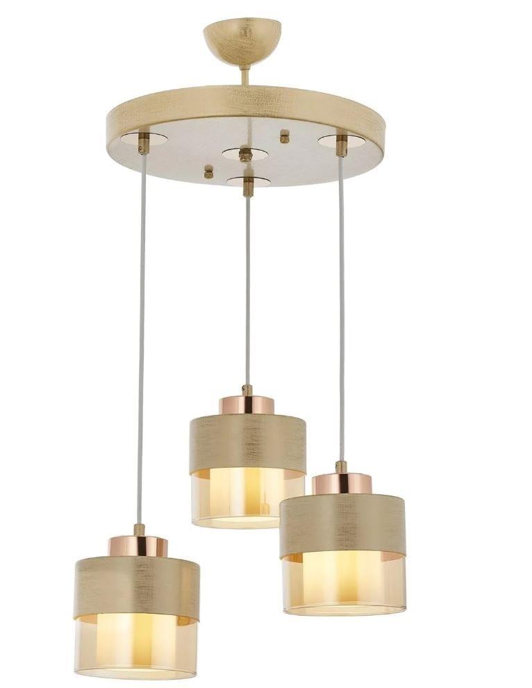 Modern Avize Krem Boyalı Modern Avize Lambasan Krem Boyalı Modern Avize