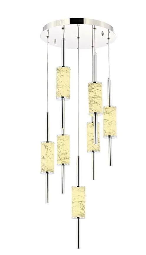 Ledli Avize  Krom Kaplama Ledli Avize Lambasan Krom Kaplama Ledli Avize